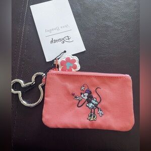 NWT 2021 Disney Vera Bradley Zip ID Case wallet Minnie mouse HTF